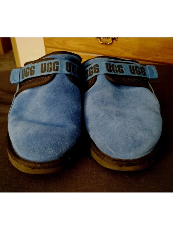 UGG BLUE DUNE SLIP-ON SUEDE/ SHEEPSKIN COMFORT SLIPPERS, Men’s Size 14 main image 11